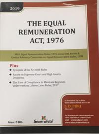  Buy The Equal Remuneration Act, 1976